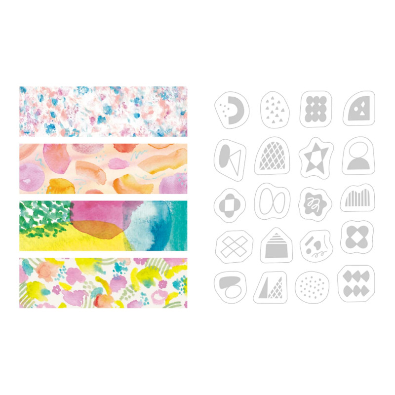 KING JIM Kitta Masking Tape Collage [KITC004] - Suisai